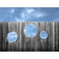 thumbnail image 3 of Verschelden, Harry 24x19 Black Modern Framed Museum Art Print Titled - 4 Different Ways To Look At The Sky., 3 of 5