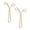 Gold, variant on Versatile Cuff Clips Rolled Edge Design Secure Grip Aluminum Alloy Jewelry Tools Multiple Options