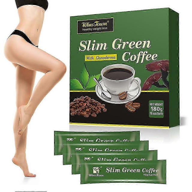 18-54pcs Green Coffee Green Slim Coffee with Ganoderma Weight-Loss Coffee for Women And Men