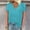 Light Blue, variant on Rvasteizo T Shirts for Women Solid V Neck Short Sleeve Casual Light Summer Ladies Daily Breathable Pullover Blouse Top