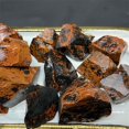 thumbnail image 2 of Pierres de Guérison en Cristal Brut Spécimen d'Obsidienne Rouge pour Décoration de Jardin (2000G), 2 of 5