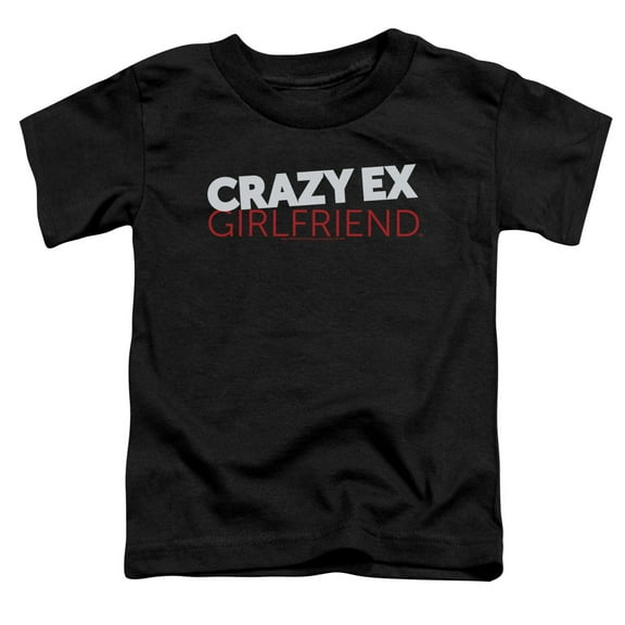 Crazy Ex Girlfriend Crazy Logo Toddler T-Shirt Black