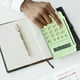 thumbnail image 4 of Calculator Small And Portable Student Use 8 Bit Flip Top Palm Sized Calculator In Macaron Color Scheme, 4 of 6