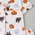 thumbnail image 6 of Censtreet Pajamas Set for Women Short Sleeve Sleepwear Halloween Button Down Pjs Soft 2 Piece Lounge Sets S-XXL, 6 of 6