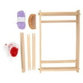 thumbnail image 1 of Kit De Telar, 1 Juego De Telar De Madera Educativo Hecho A Mano Para Niños, 1 of 7