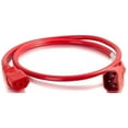thumbnail image 5 of C2G 17475 18 AWG Power Cord - C14 to C13, Red (1 Foot, 0.30 Meters), 5 of 5
