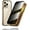 Gold, variant on KOMI Phone Privacy Case with Privacy Screen Protector, 360 Degree Front and Back Magnetic Privacy Tempered Glass Cover for iPhone 16/15/14/13 Pro Max (Black, 14)