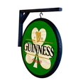 thumbnail image 3 of Guinness Shamrock Double-Sided Pub Sign Green, Black, red, 3 of 4
