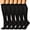 6 Pairs Black, variant on Compression Socks Women and Men, 20-30mmHg, Knee High Stockings for Circulation, Best for Nurses, Travel, Running, Athletic, Pregnancy