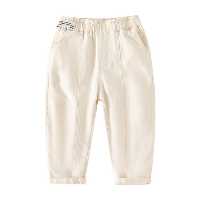 Children's Casual Mid Size Sports Pants, Elastic Waisted Leg Tied Pants