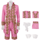 thumbnail image 3 of Chaqueta de cosplay con la bandera de la muerte para adultos, chaleco con cuello, uniforme de caballero para hombre, conjunto completo, trajes de fiesta de carnaval de Halloween, 3 of 5
