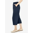 thumbnail image 3 of Woman Within Plus Size 7-Day Knit Capri, 3 of 6