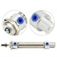thumbnail image 1 of Pneumatic Air Cylinder, Mini Air Cylinder MA20 Stainless Steel Round Dual Action Device Pneumatic Components, Industrial Air Cylinders, 1 of 8