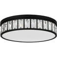 thumbnail image 4 of GIB1615MBK Quoizel Lighting Gibson - 31W LED Flush Mount In Modern Style-3.5 Inches Tall and 14.75 Inches Wide-Matte Black Finish, 4 of 6