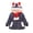 Navy, variant on Vedolay Girls Tops 2023 Fall Coats for Girls Print Zip Up Long Sleeve Windproof Coat,Red 12-18 Months