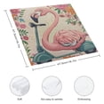 thumbnail image 3 of WYYP Flamingo Polyester Party Dinner Decoration Washable Napkins, Reusable Fabric for Events 2 PCS, 3 of 7