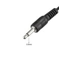 thumbnail image 4 of Uxcell IR Infrared Emitter Extension Cable 4.9ft 45 Degree Emission Angle 0.14" Jack Single Black Head 5Pcs, 4 of 6