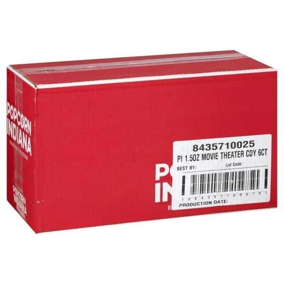 Popcorn Indiana Original Movie Theater Crispy Crunch Popcorn, 1.5 Ounce -- 6 per case.