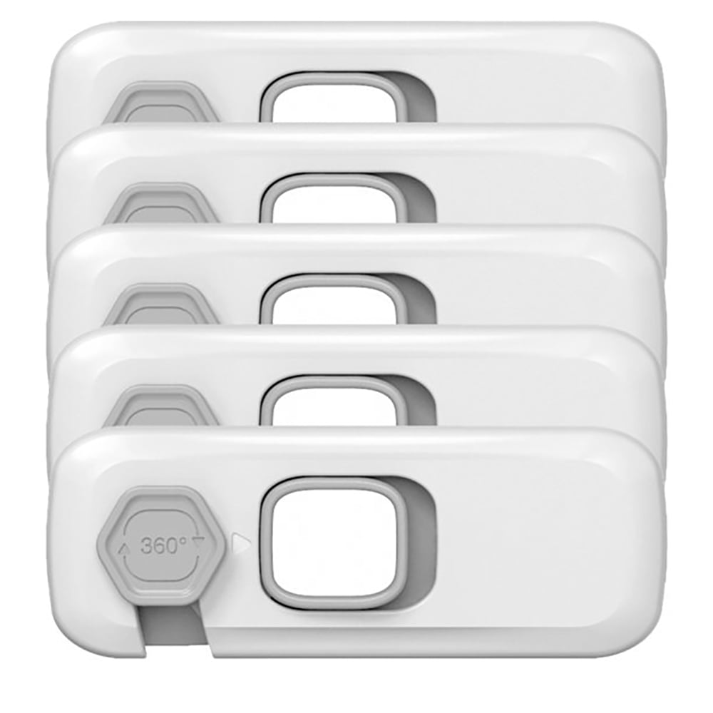 Baby Proof Drawer Locks - 5 Pack Child Safety Locks, Baby Proofing for Cupboard Cabinet Door with Strong Adhesive Tape