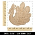 thumbnail image 2 of Pretty Peacock Wood Shape Unfinished Piece Cutout Craft DIY Projects - 6.25 Inch Size - 1/4 Inch Thick, 2 of 7