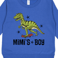 thumbnail image 3 of Inktastic Mimi Boy Grandson Dinosaur Toddler Sweatshirt, 3 of 4