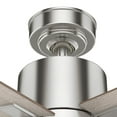 thumbnail image 3 of Restored Hunter Fan 42 inch Contemporary Brushed Nickel Indoor Ceiling Fan with Light Kit (Refurbished), 3 of 8