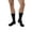 Black, variant on JOBST SensiFoot Diabetic Compression Socks 8-15 mmHg Crew, Closed Toe, Large / Black
