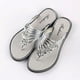 thumbnail image 1 of Chanclas para caminar, 1 par de sandalias planas para mujer, chanclas planas, artesanía superior, 1 of 5