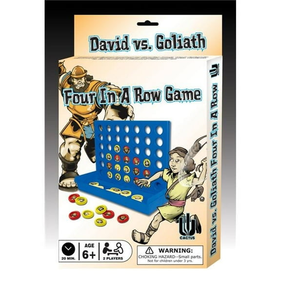 David vs Goliath Four in Row Game - 6 Plus Age
