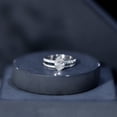 thumbnail image 6 of Rosec Jewels IGI Certified Lab Grown Diamond Wedding Bridal Ring Set - E-VS1 Quality - Oval 1 Carat Engagement Ring with Band, 925 Sterling Silver, US 4.00, 6 of 9