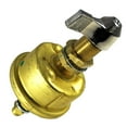 thumbnail image 2 of 8" Metallic Gold and Silver Cole Hersee Single Pole Brass Marine Battery Switch 175 Amp, 2 of 2