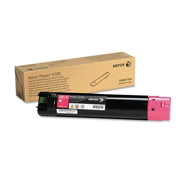 Xerox, XER106R01504, Phaser 6700 Standard Toner Cartridge, 1 Each