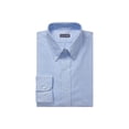 thumbnail image 3 of Camisa de vestir Van Heusen Oxford Solid Regular Fit para Hombre Azul, 3 of 7