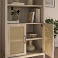 thumbnail image 3 of Anaya Arched Storage Cabinet, Blonde Oak, 3 of 9