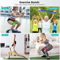 thumbnail image 4 of GMZW Resistance Bands for Working Out, Yoga Starter Set of Stretch Bands for Booty Legs, Pilates Flexbands.   Set of 5, 4 of 7
