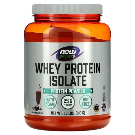 UPC 733739021625 product image for Sports  Whey Protein Isolate  Creamy Chocolate  1.8 lbs (816 g)  NOW Foods | upcitemdb.com
