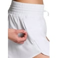 thumbnail image 2 of RBX Active Women's Bungee Waist Lined Running Shorts with Inner Brief, 2 of 6