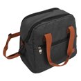 thumbnail image 1 of Bolsa de almuerzo portátil Nikou con aislamiento impermeable reutilizable gran capacidad cremallera color gris oscuro tamaño libre, 1 of 15
