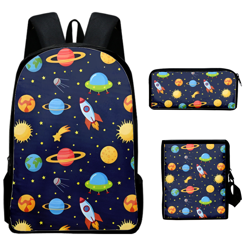 Toddler Backpack Solar System Galaxy Kids Backpack for Boys and Girls