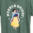 thumbnail image 3 of Disney - Merry And Bright Snow White - Women's Short Sleeve Graphic T-Shirt, 3 of 5