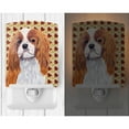 thumbnail image 2 of Caroline's Treasures SC9232CNL Cavalier Spaniel Fall Leaves Portrait Ceramic Night Light, 6x4x3", multicolor, 2 of 2