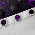 thumbnail image 4 of Manfei Female Men Black Gamepads Black Out Curtains,Gothic Spider Web Curtains Pack of 2 (42x63 Each),Video Game Bedroom Curtains,Ultra Soft Home Decor, 4 of 6