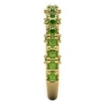 thumbnail image 4 of 3.13 ct Brilliant Round Cut Natural Peridot 14k Yellow Gold Eternity Band SZ 7.5, 4 of 6