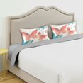 thumbnail image 3 of Yayeee Pillowcase King Size Set of 2 Satin Wrinkle Resistant Pillow Case, Watercolor Butterflies, 3 of 7