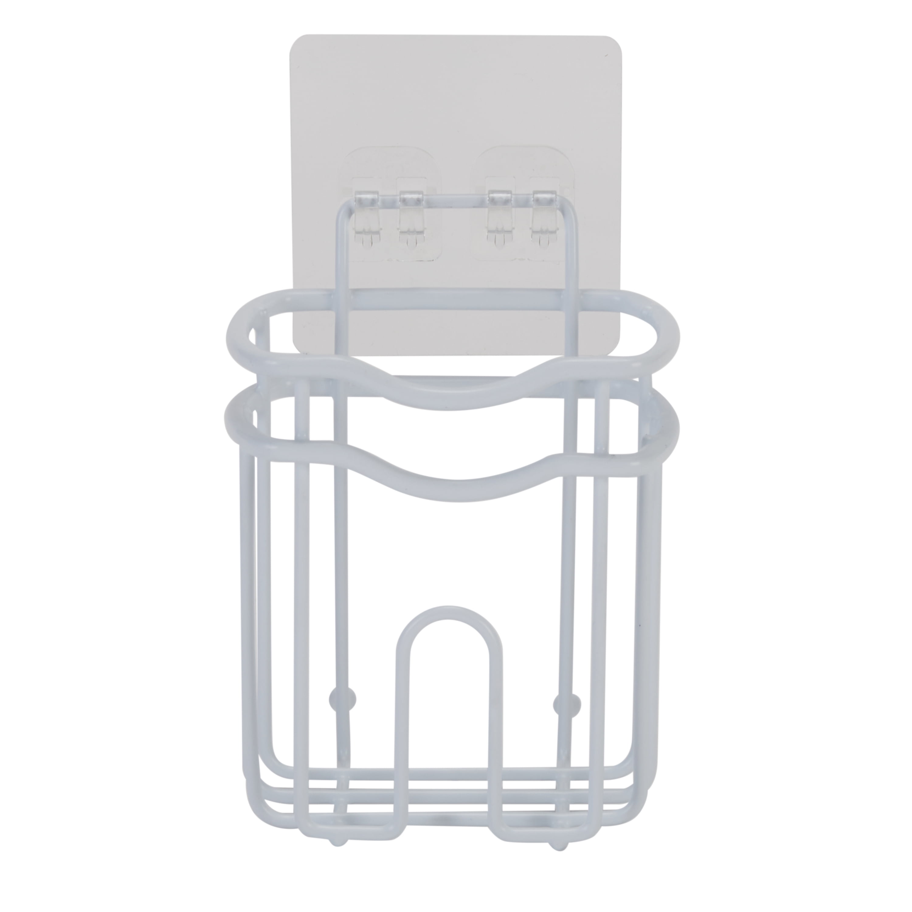 Bath Bliss Ultimate 3 Piece Adhesive Shower Caddy Set in White