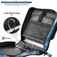 thumbnail image 4 of FORMRS Zipper Binder with Shoulder Strap 2-inch Ring 500 Sheet Capacity File Bag, Floral Moon, 4 of 5