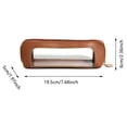thumbnail image 4 of zhonghuaying 1 Pack Transparent Window Cosmetic Pouch Zippered Beauty Storage Bag Portable Travel Makeup Organizer with Multiple Solid Color Selections Grey, 4 of 5