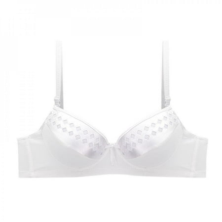 

D8 Women Gathered Underwear Bralette Sexy Female Solid Color Bra Push Up Brassiere Comfort Soft Lingerie