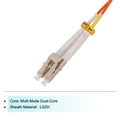 thumbnail image 3 of Unique Bargains 10 Meters 32.8Ft Fiber Patch Cable Multimode LC-LC OM2 LSZH Fiber Optic Jumper Orange For Network Transceiver,1Pc, 3 of 6