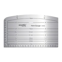 Tachiuwa Hem Gauge Professional Portable Hot Ironing Ruler for Cloth Printing Drawing